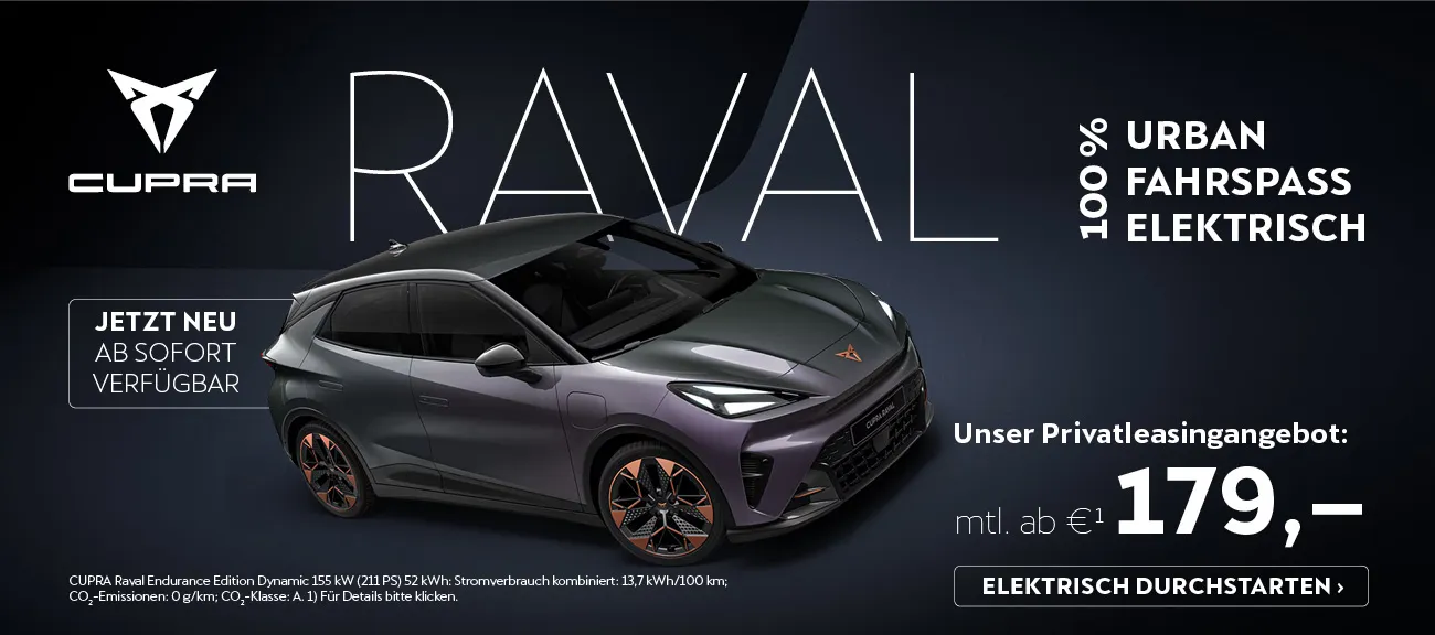 CUPRA Raval ab sofort