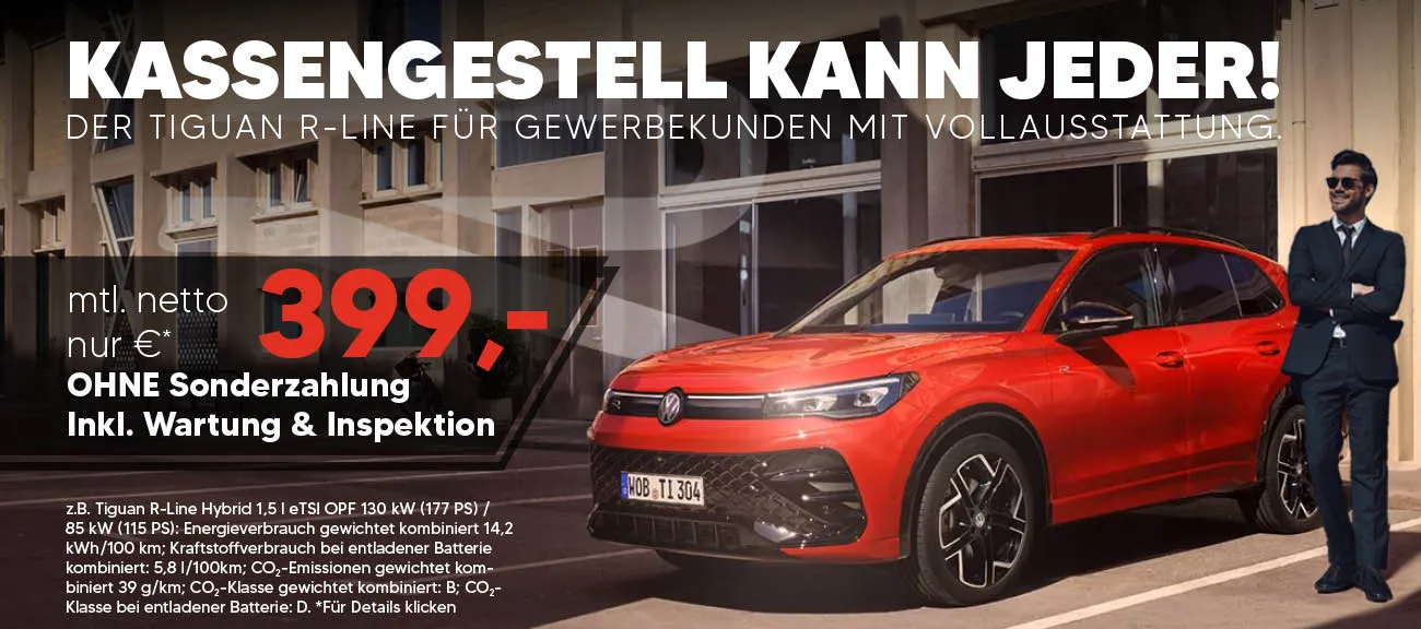 Slider Tiguan R-Line Gewerbe