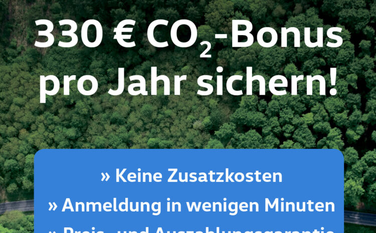  Jetzt jährlich 330,- € Prämie sichern