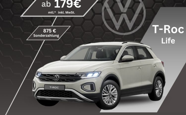  Wähle deinen T-Roc zu TOP Konditionen