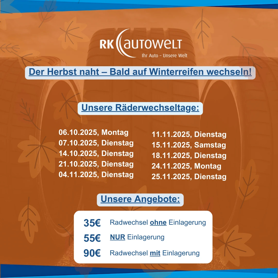 Unsere Räderwechseltage