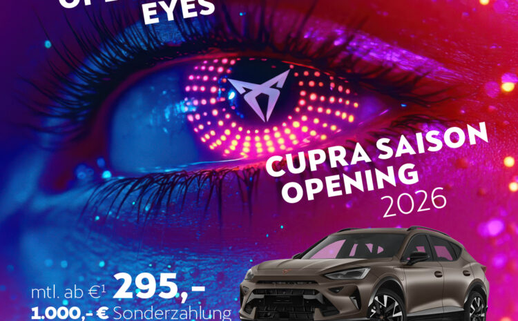  Cupra Saison-Opening 2026