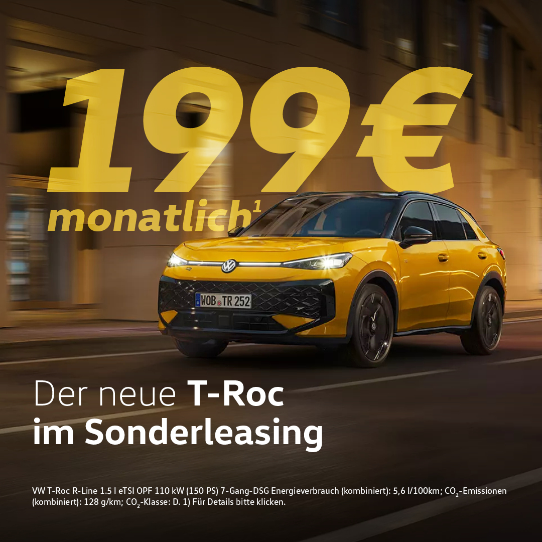 Der neue T-Roc für Privatkunden