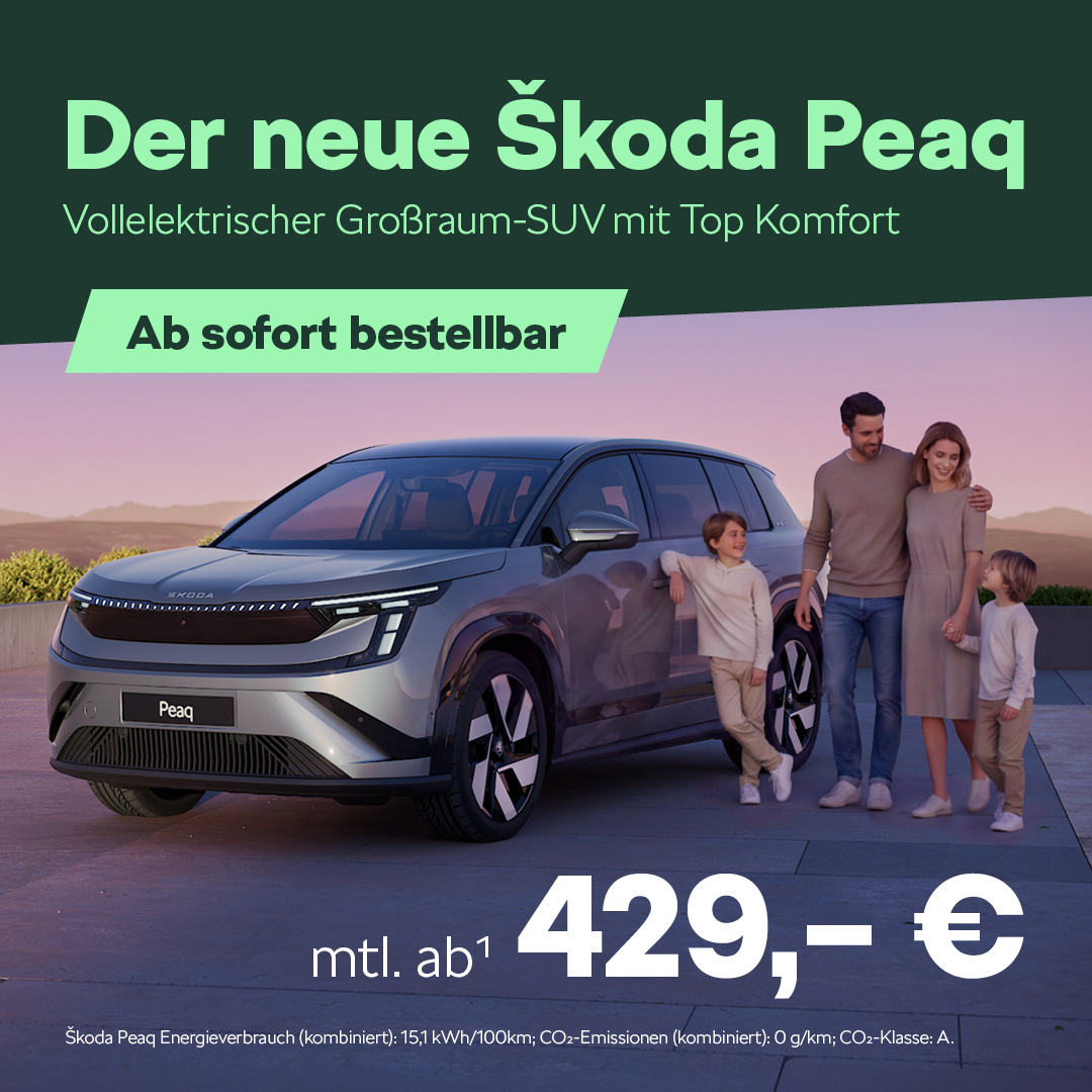 BEITRAG Skoda Peaq bestellbar