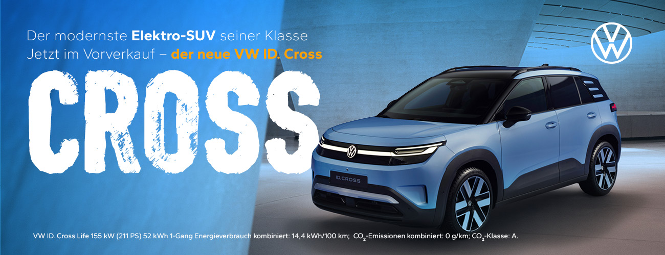 HEADER DESKTOP DER NEUE VW ID CROSS