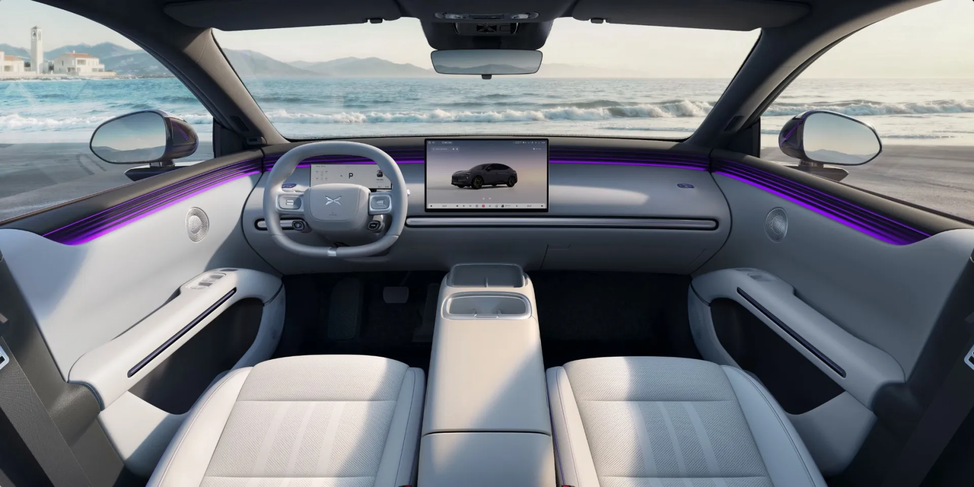 Digitales Cockpit des XPENG L03